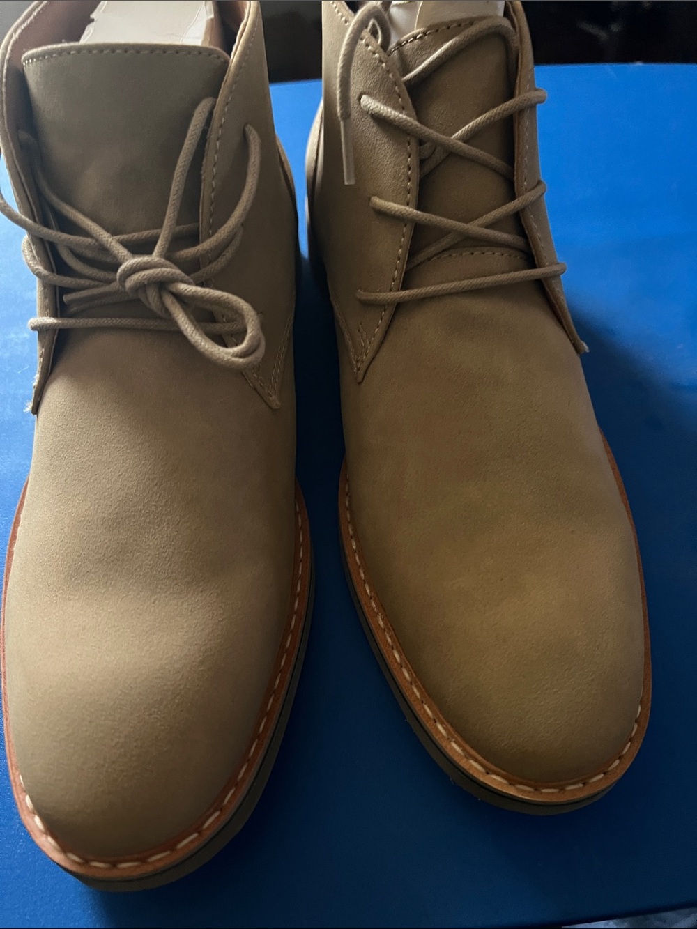 Club Room Taupe Chukka Boots - Lace-Up Casual